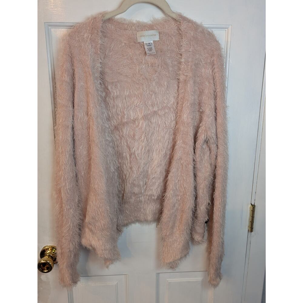 Corey Lynn Carter sweater blazer pink small